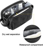 BAGSMART Toiletry Bag for Men, Travel Toiletry Organizer Dopp Kit Water-resistant Shaving Bag for Toiletries Accessories - Image 3